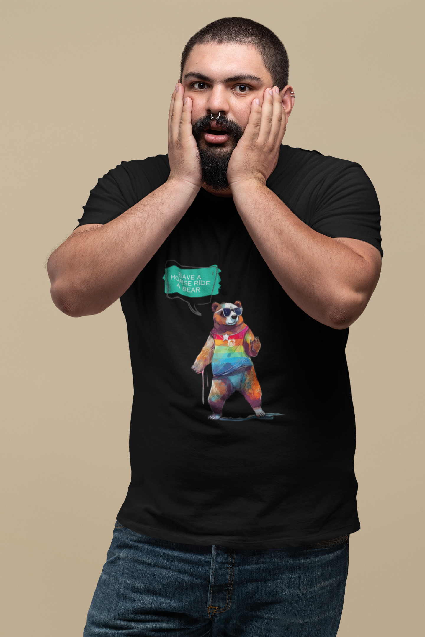 SAVE A HORSES - bear Tee