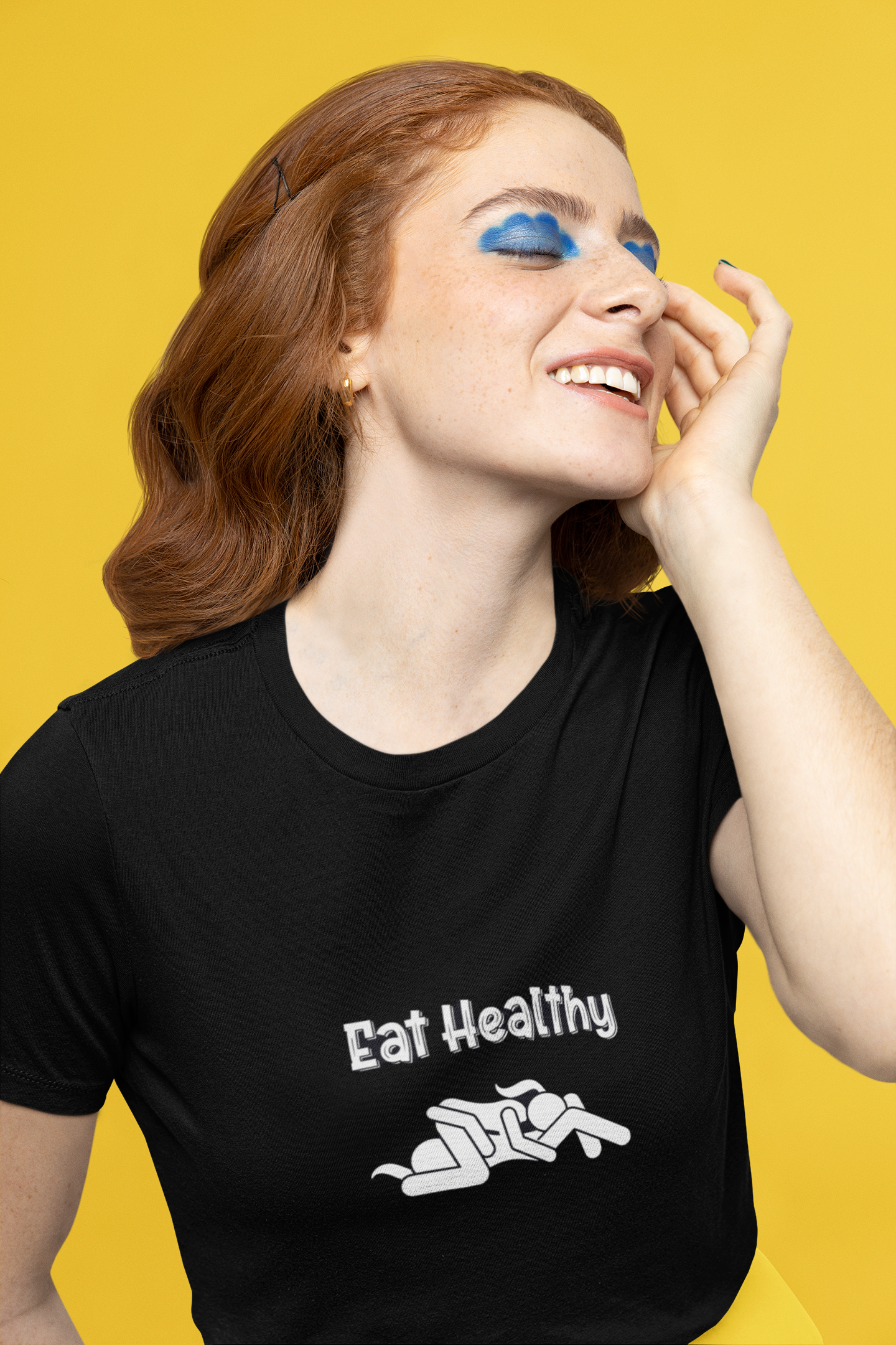 EAT HEALTHY - ⚢ Tee