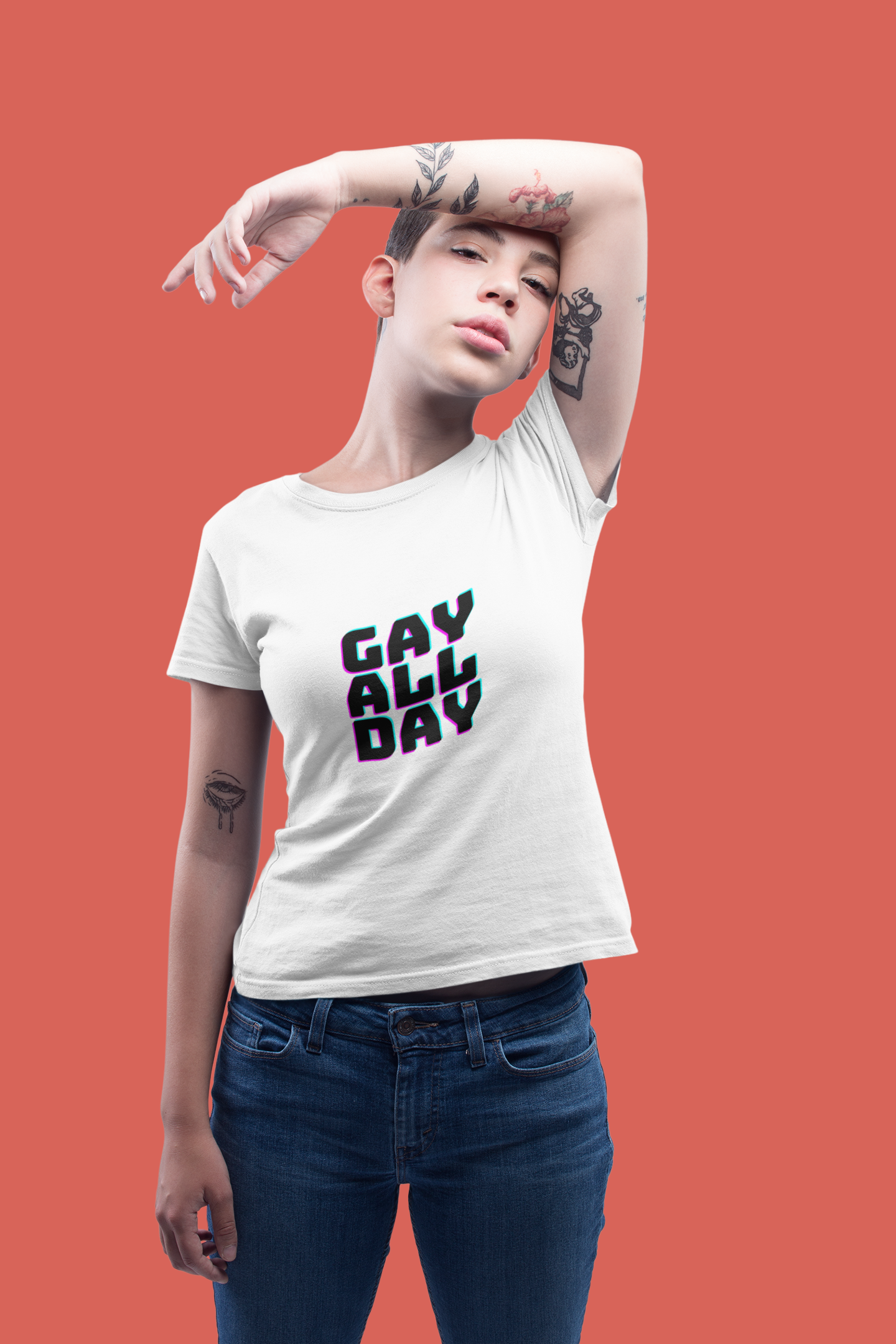 GAY ALL DAY - Unisex Tee